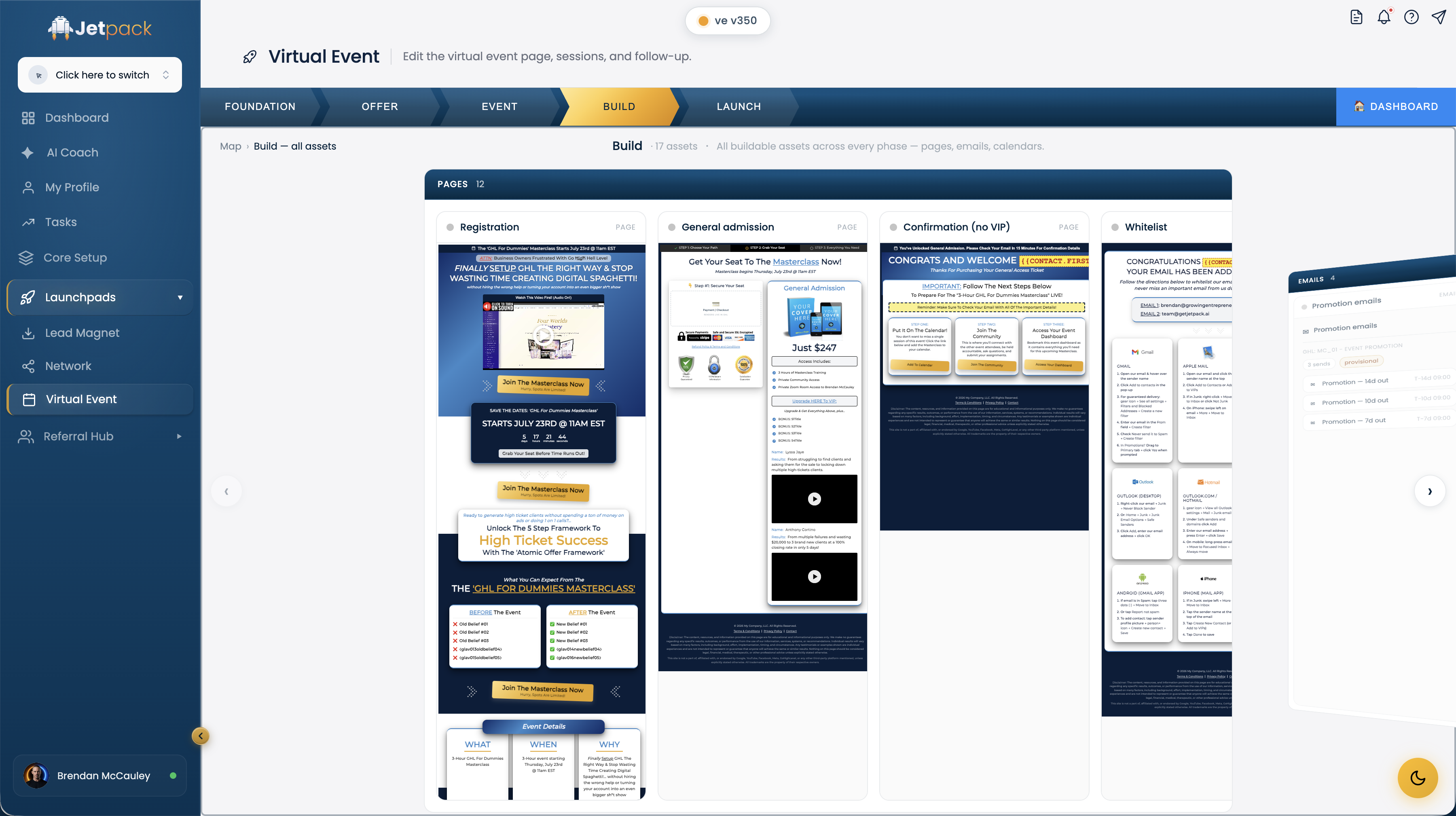 Virtual Event Engine