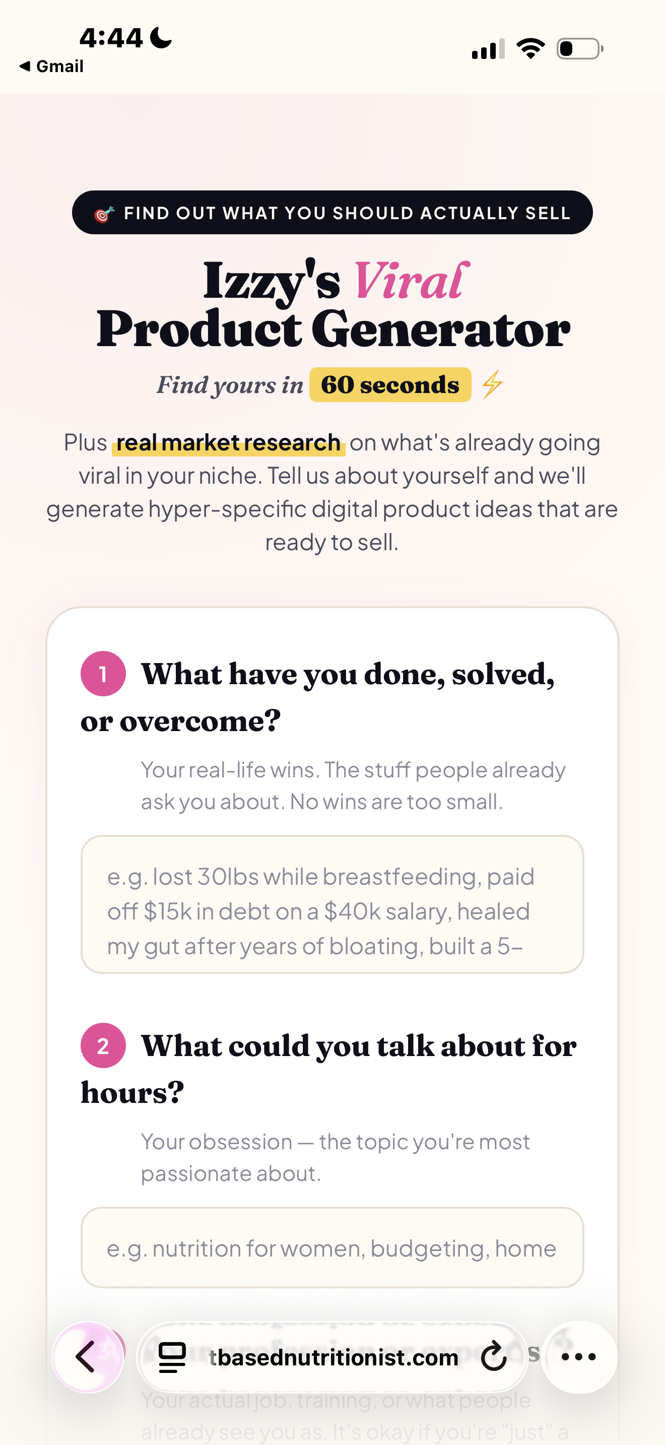 Izzy's Viral Product Generator