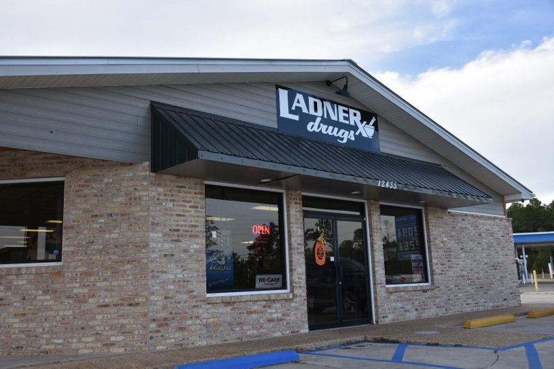 Interior of the Ladner Drugs independent pharmacy on the Mississippi Gulf Coast