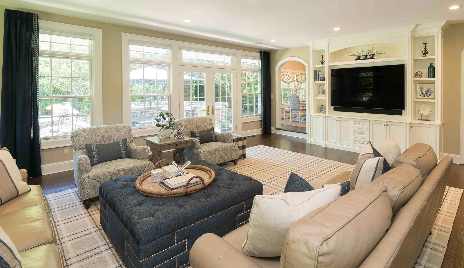 Living space design - custom millwork & trim