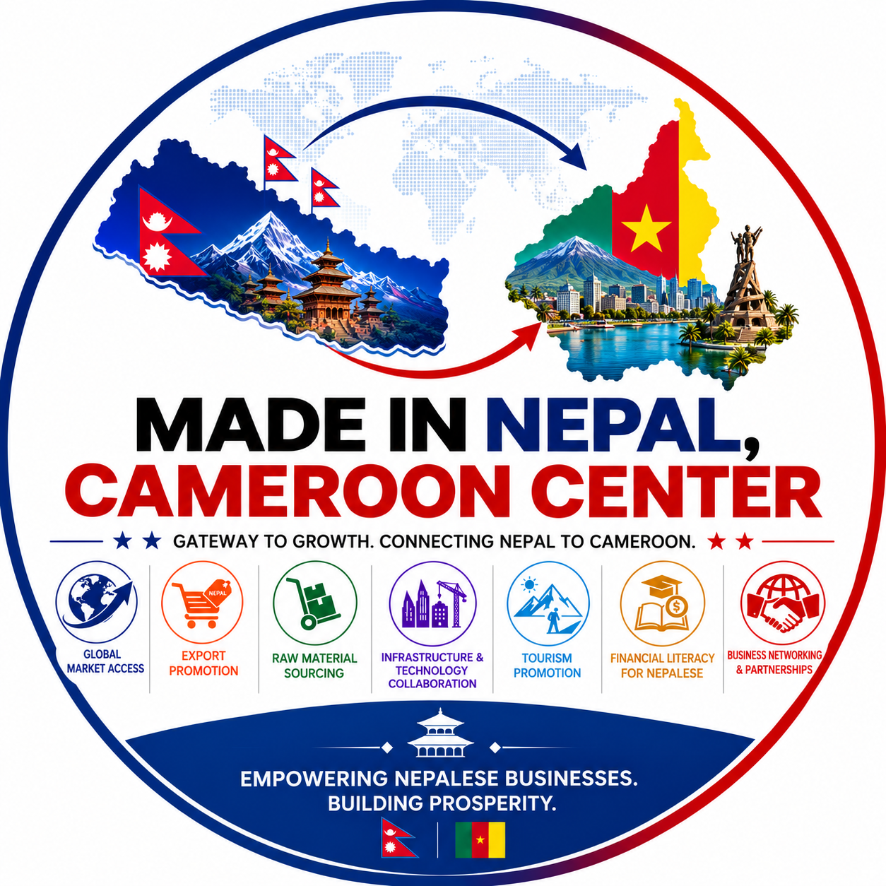 Made in Nepal, Cameroon Center logo