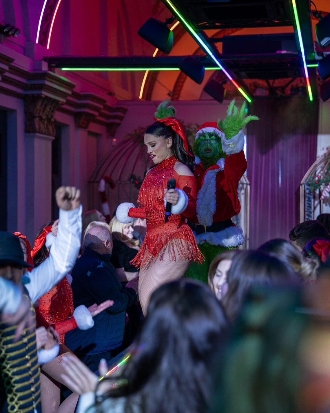 Festive show at Purple Peacock