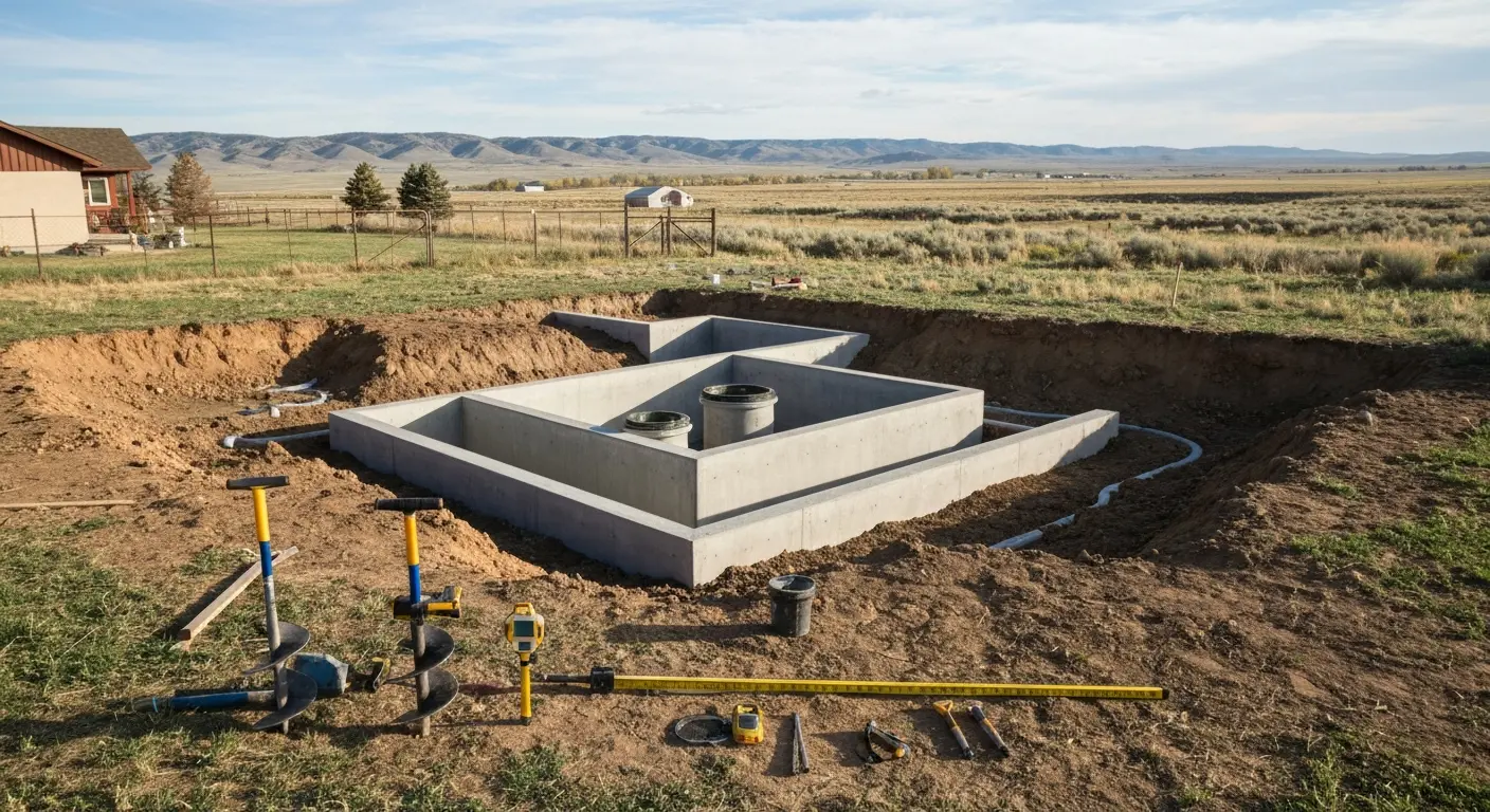 Septic system installation