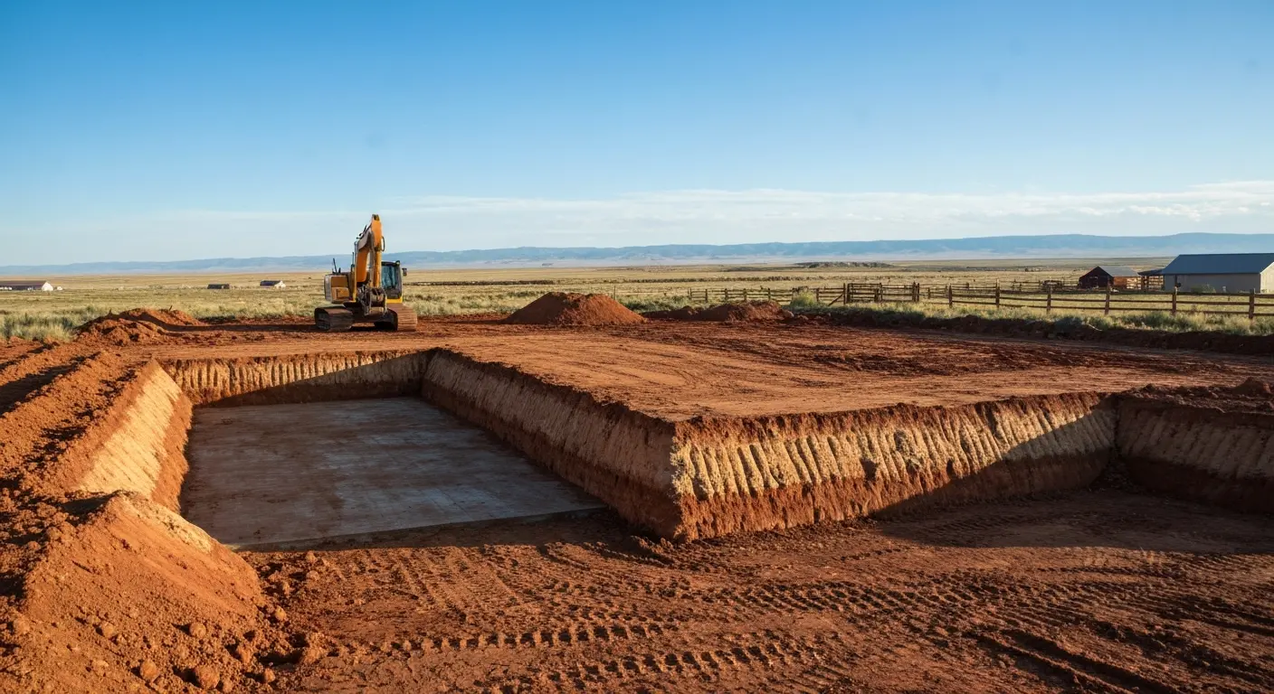 Foundation excavation project