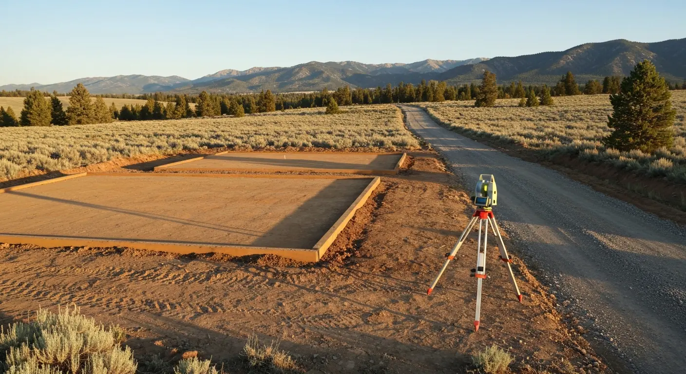 Building pad and roadway construction
