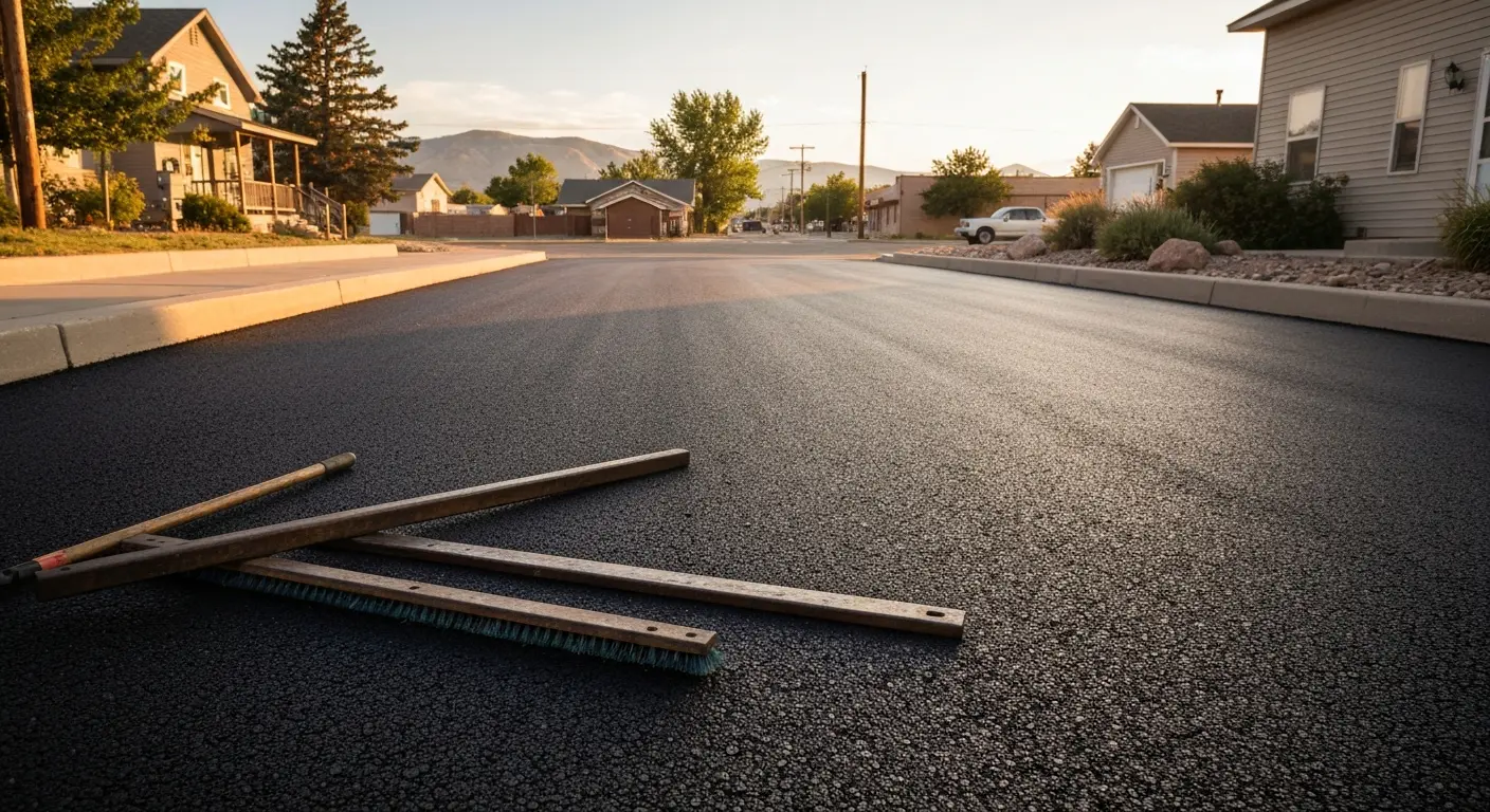 Asphalt paving project