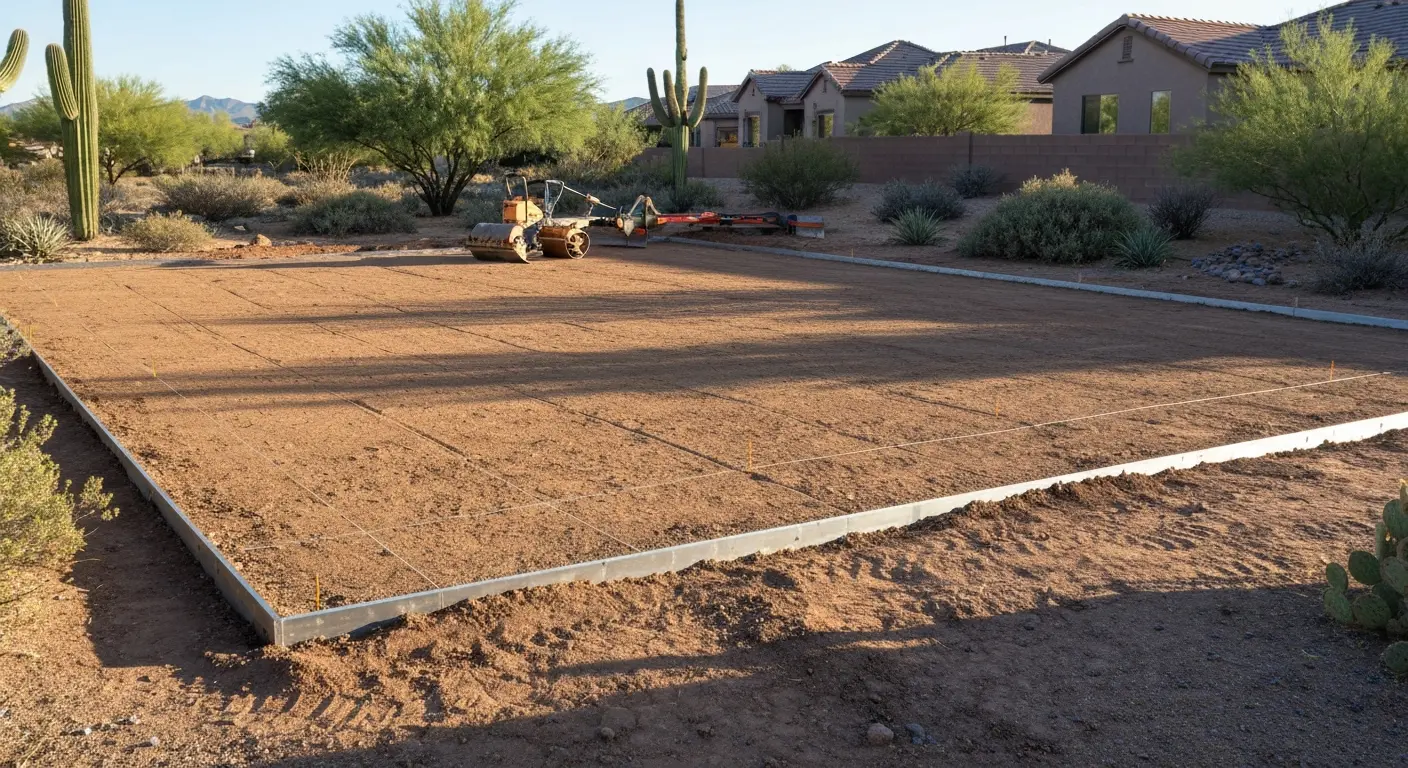 Building pad preparation