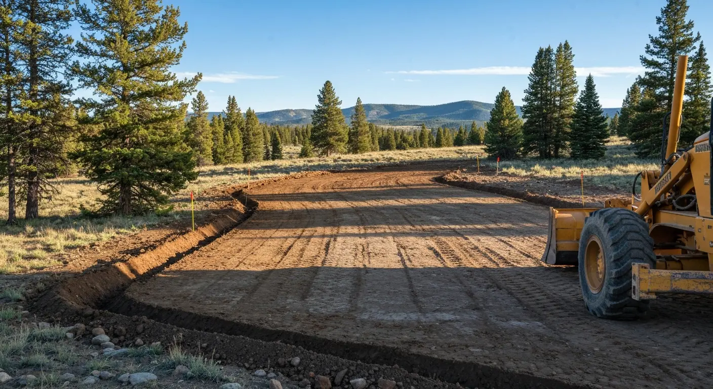 Site grading and land clearing services