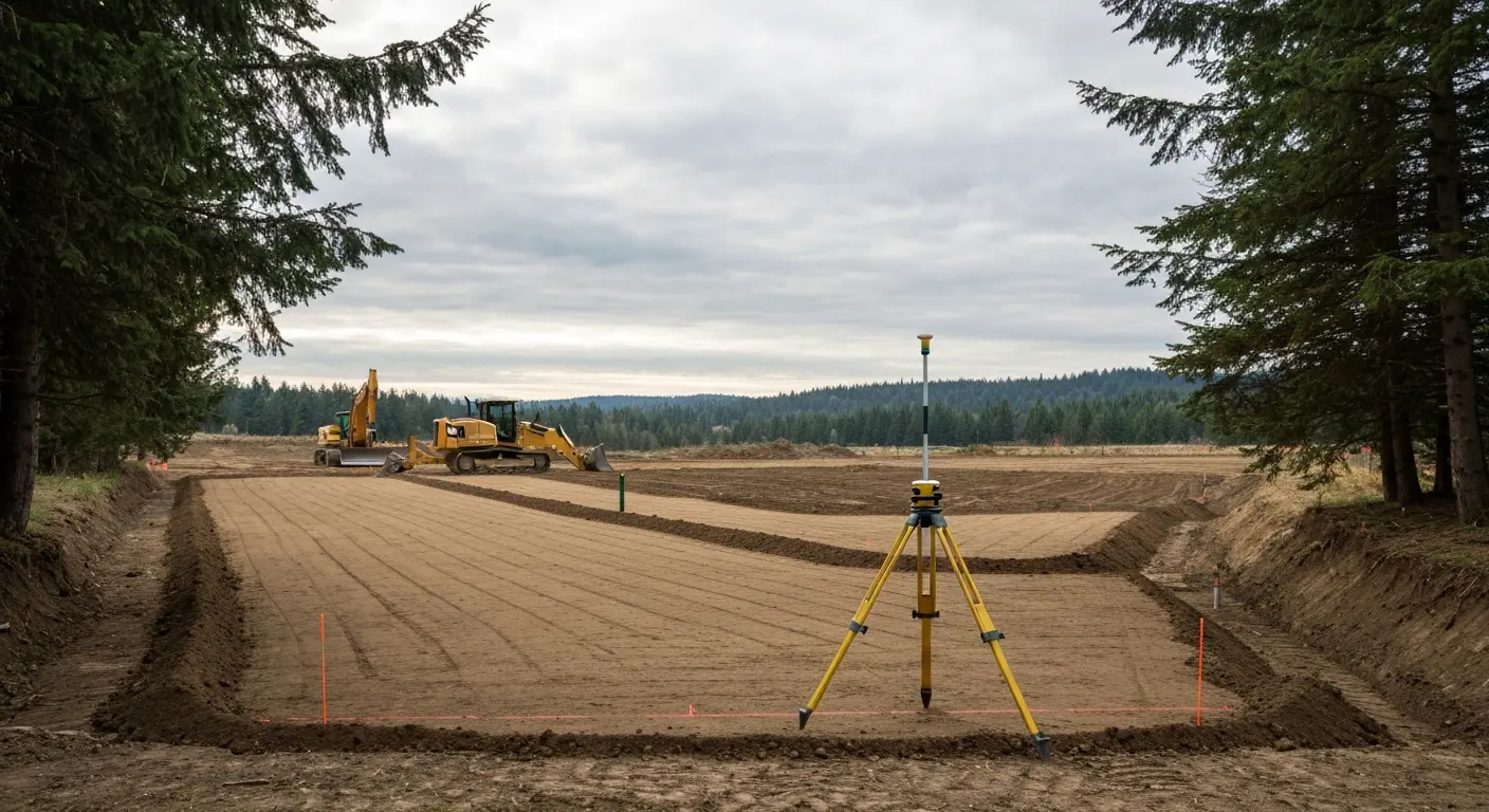 Land grading and site preparation