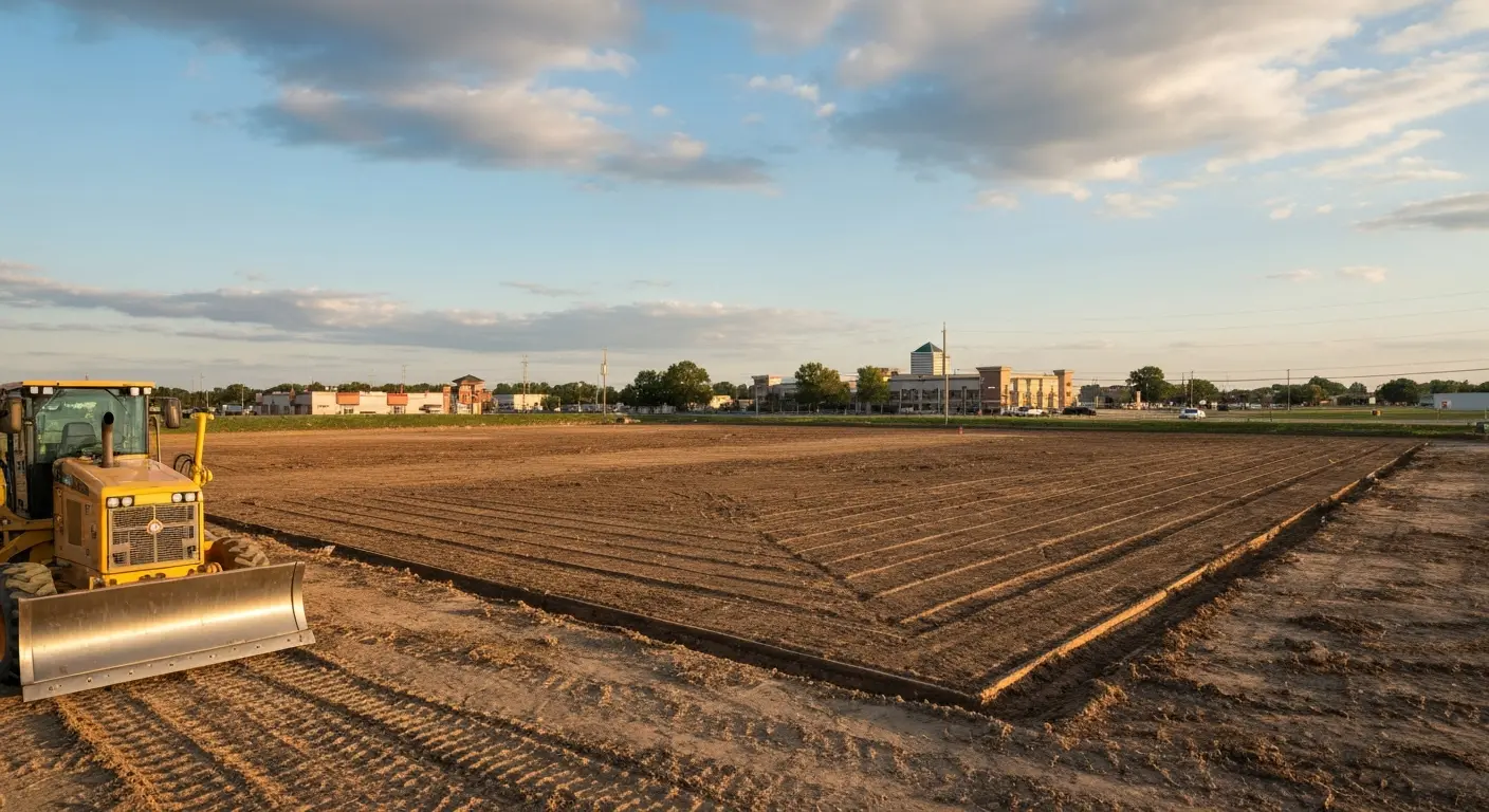 Site grading and land clearing