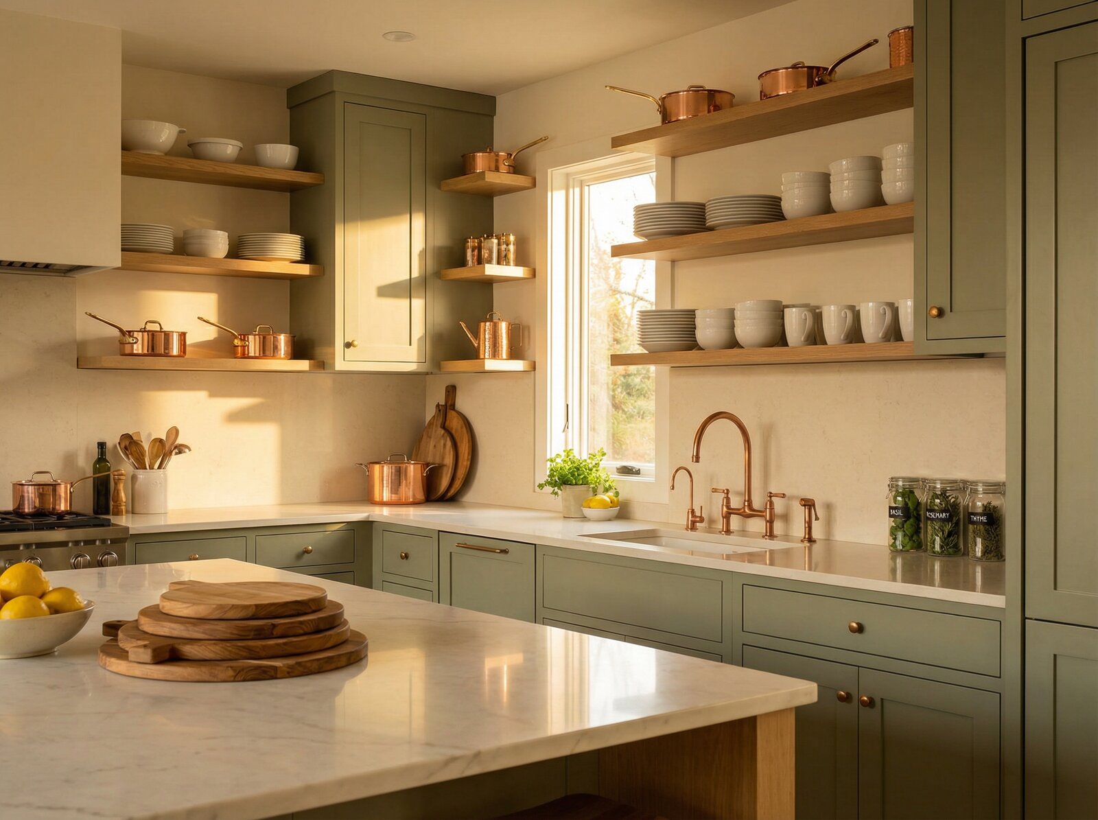Beautifully organized kitchen and pantry