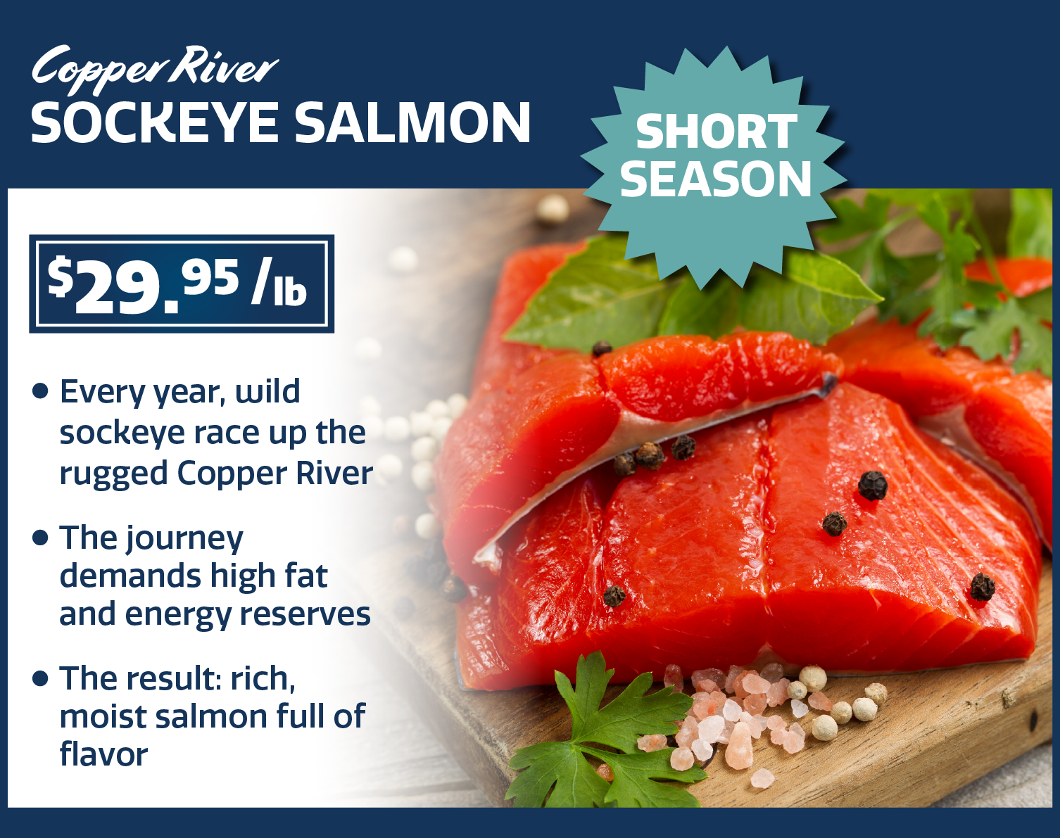 Copper River Sockeye Salmon