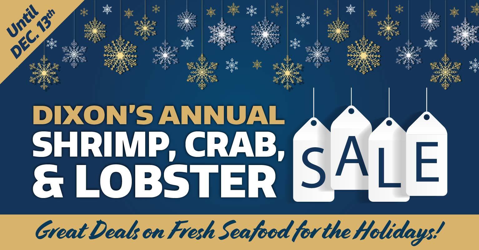 Dixon's Seafood Freshest Deals