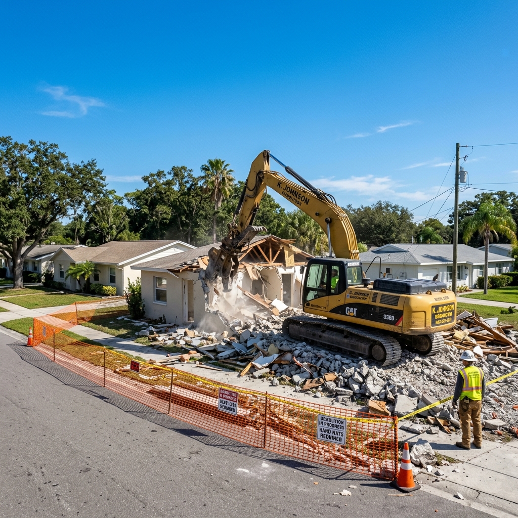 Residential Demolition in Plantation FL