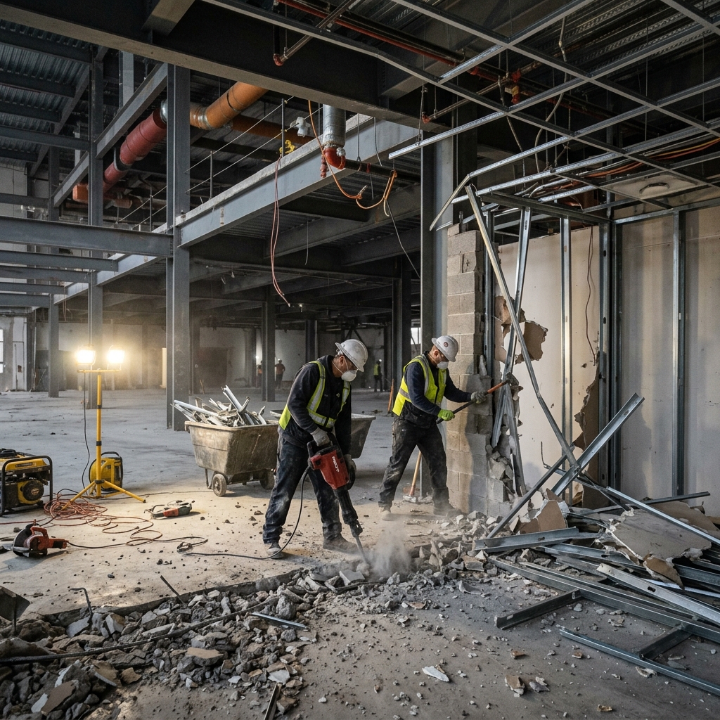 Interior demolition Broward County FL