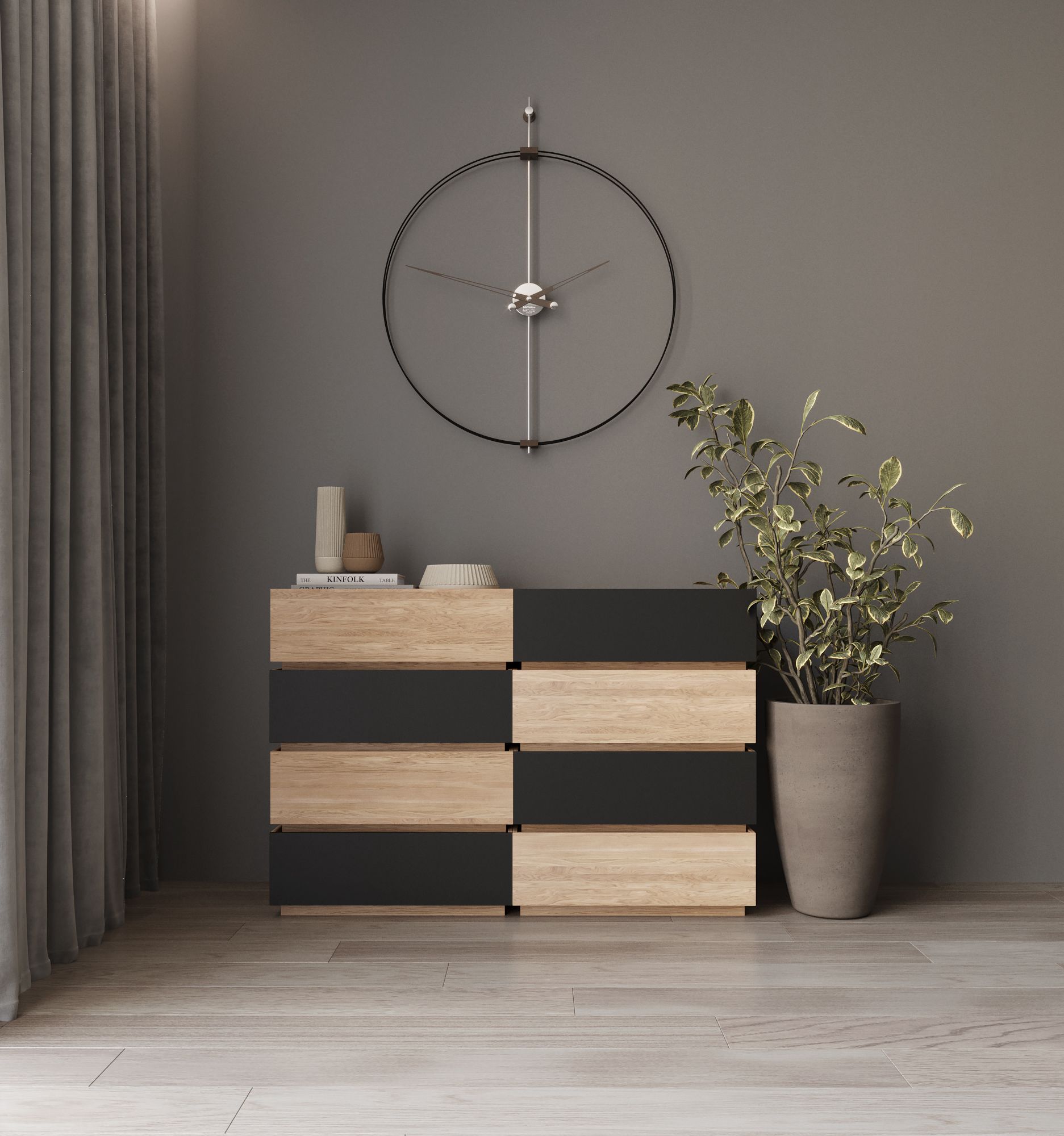 Configuration de tiroirs modulaires Nabio