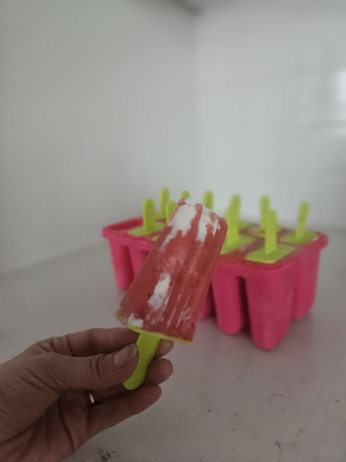 Homemade Strawberry Cream Popsicles | A Fresh Twist on a Childhood Favorite