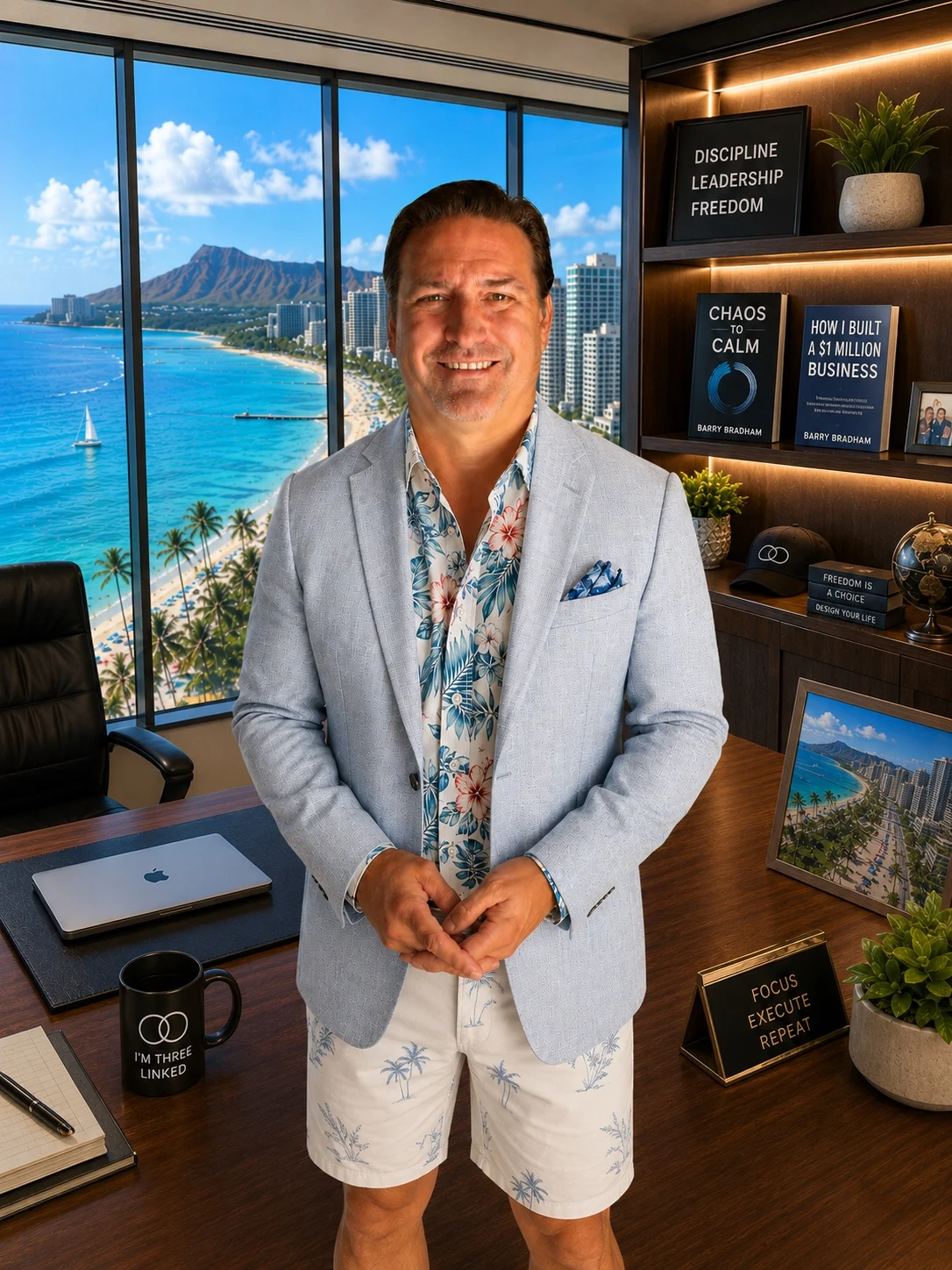 Barry Bradham in a coastal setting