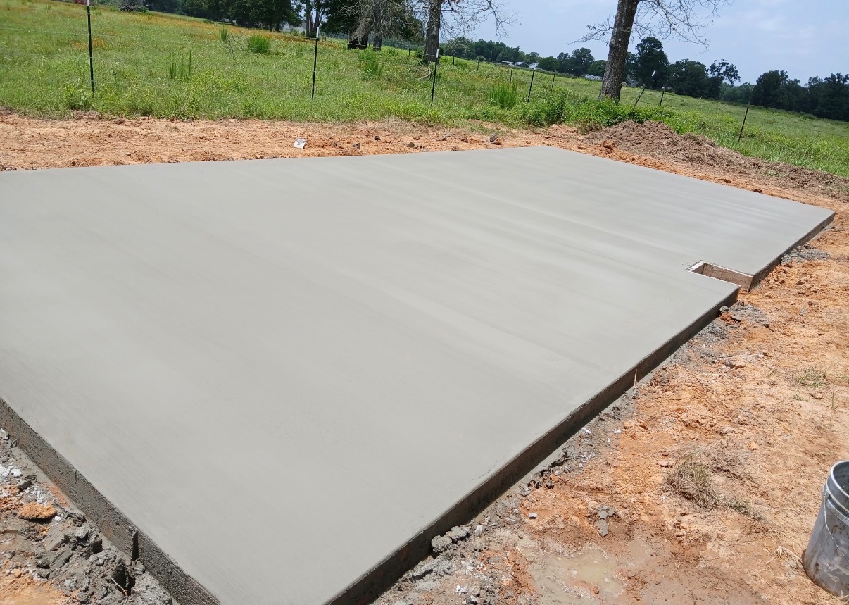Engineered concrete foundation poured on site for a Saddlebrooke home