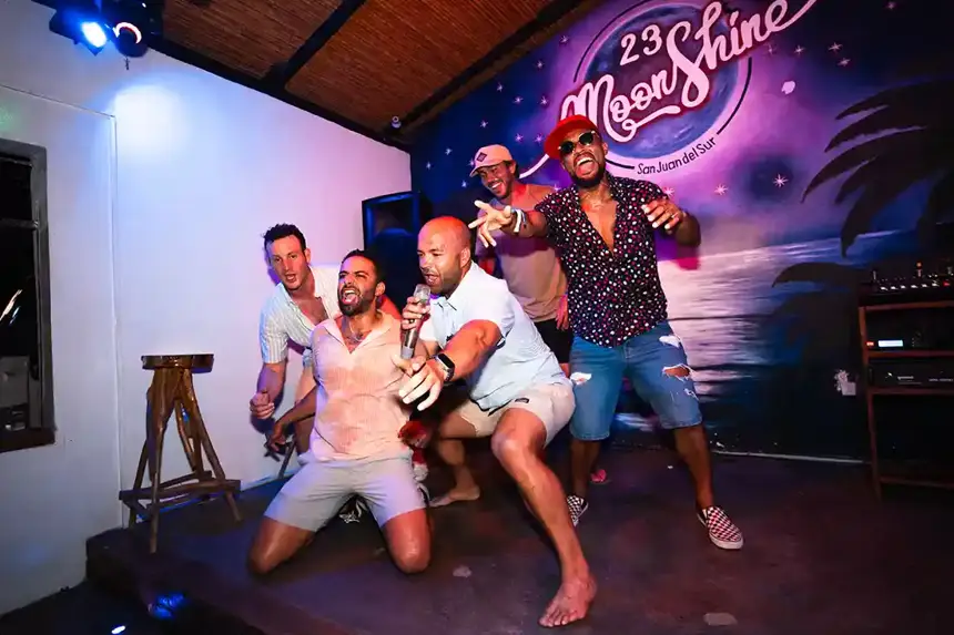 SurfYogaBeer theme party night