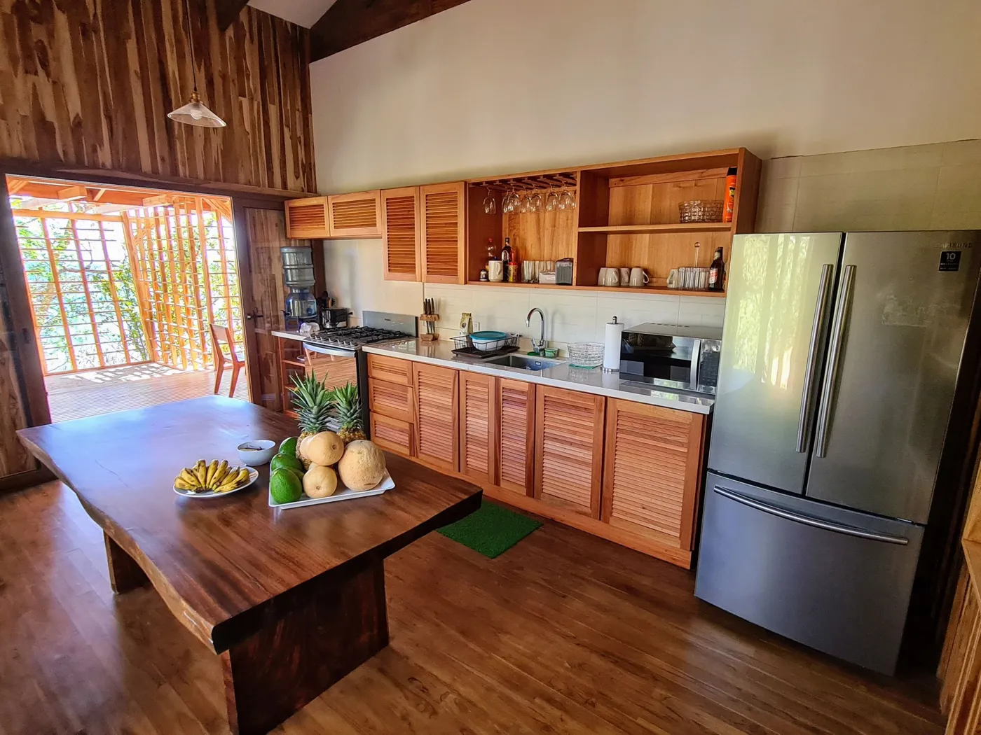 The villa kitchen, Villas Playa Maderas, Nicaragua