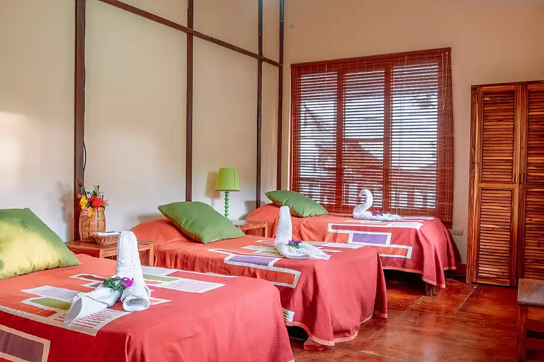 Quad room at Villas Playa Maderas