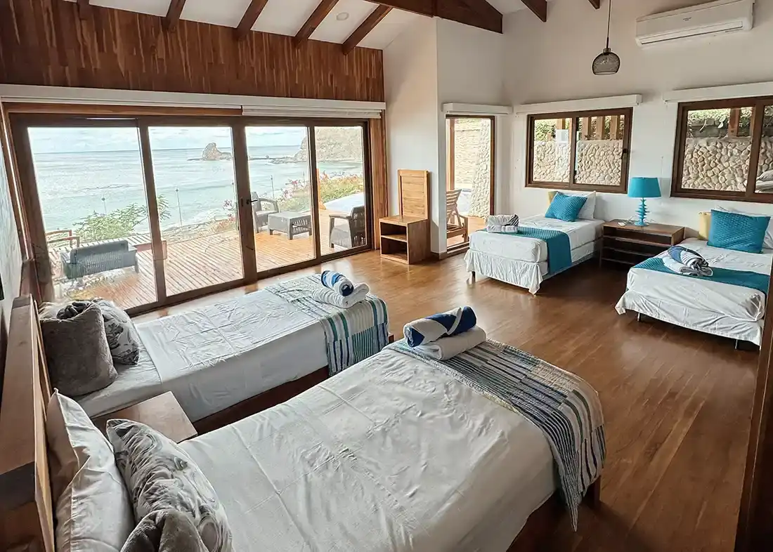 Quad room at Villas Playa Maderas