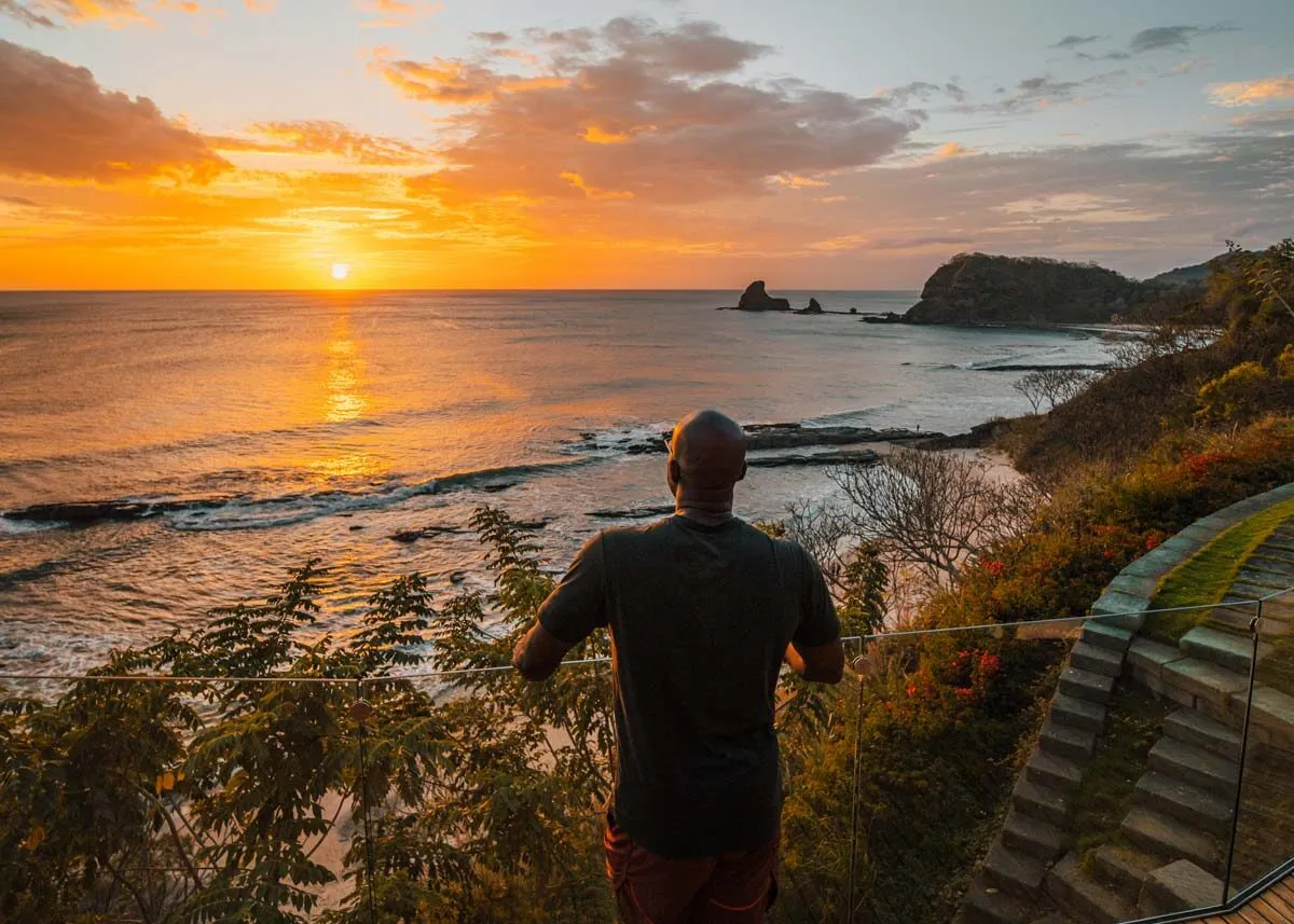 Sunset over Maderas Rock