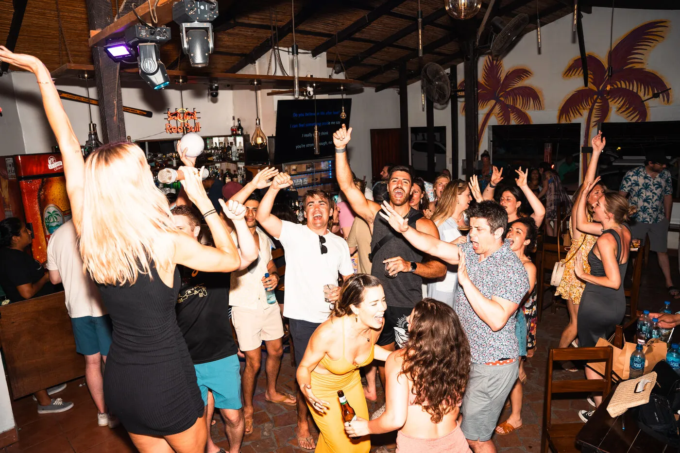 Karaoke night in San Juan del Sur
