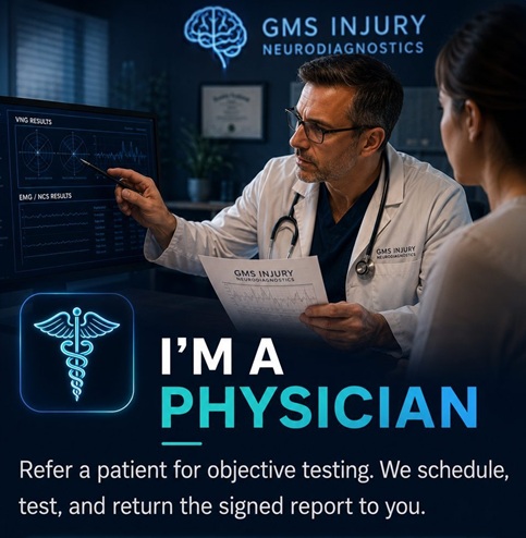 I'm a physician — refer a patient for objective testing