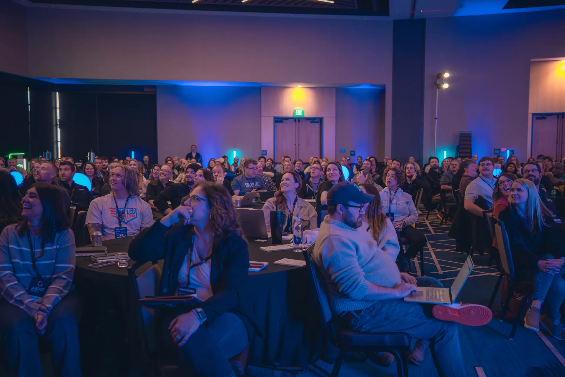 AiEdge Summit attendees in a hands-on workshop