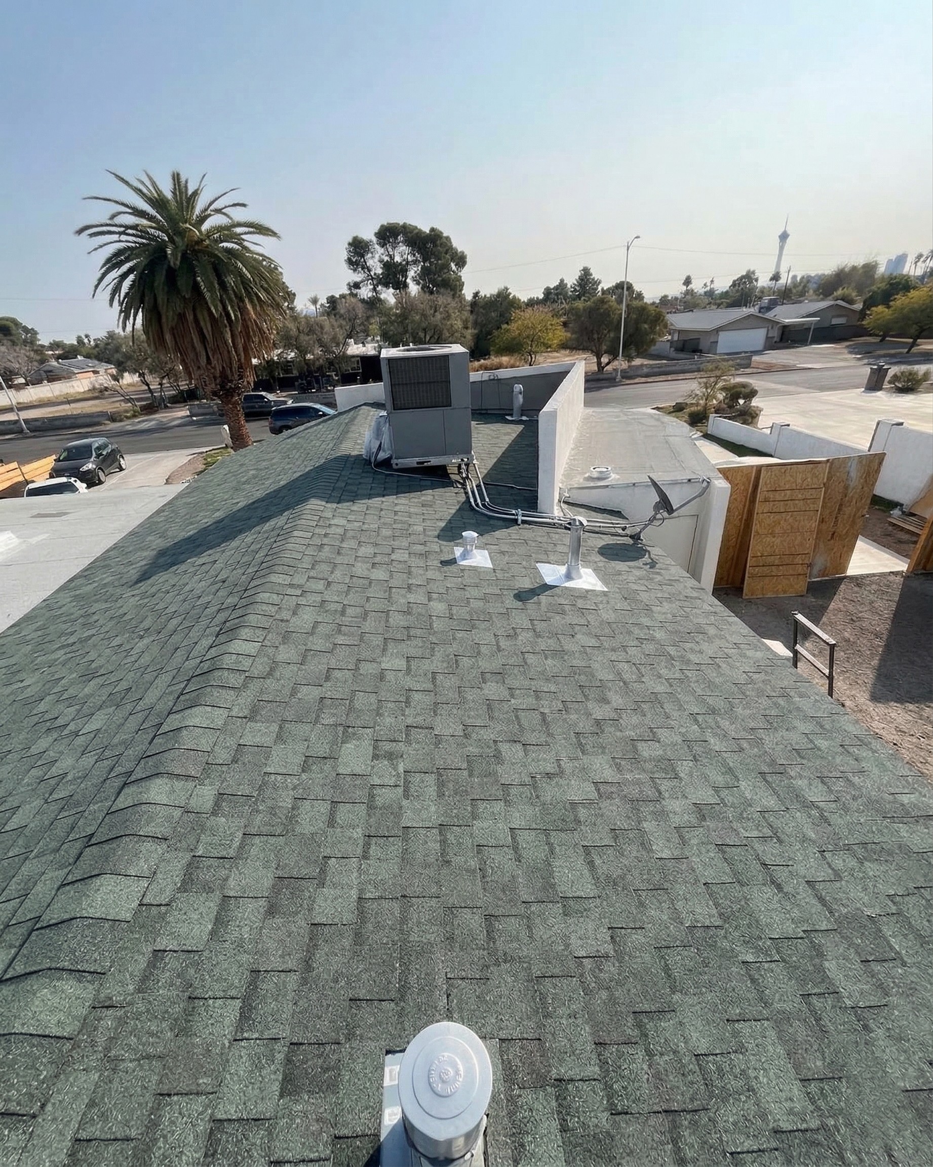 Roof after — Case 1