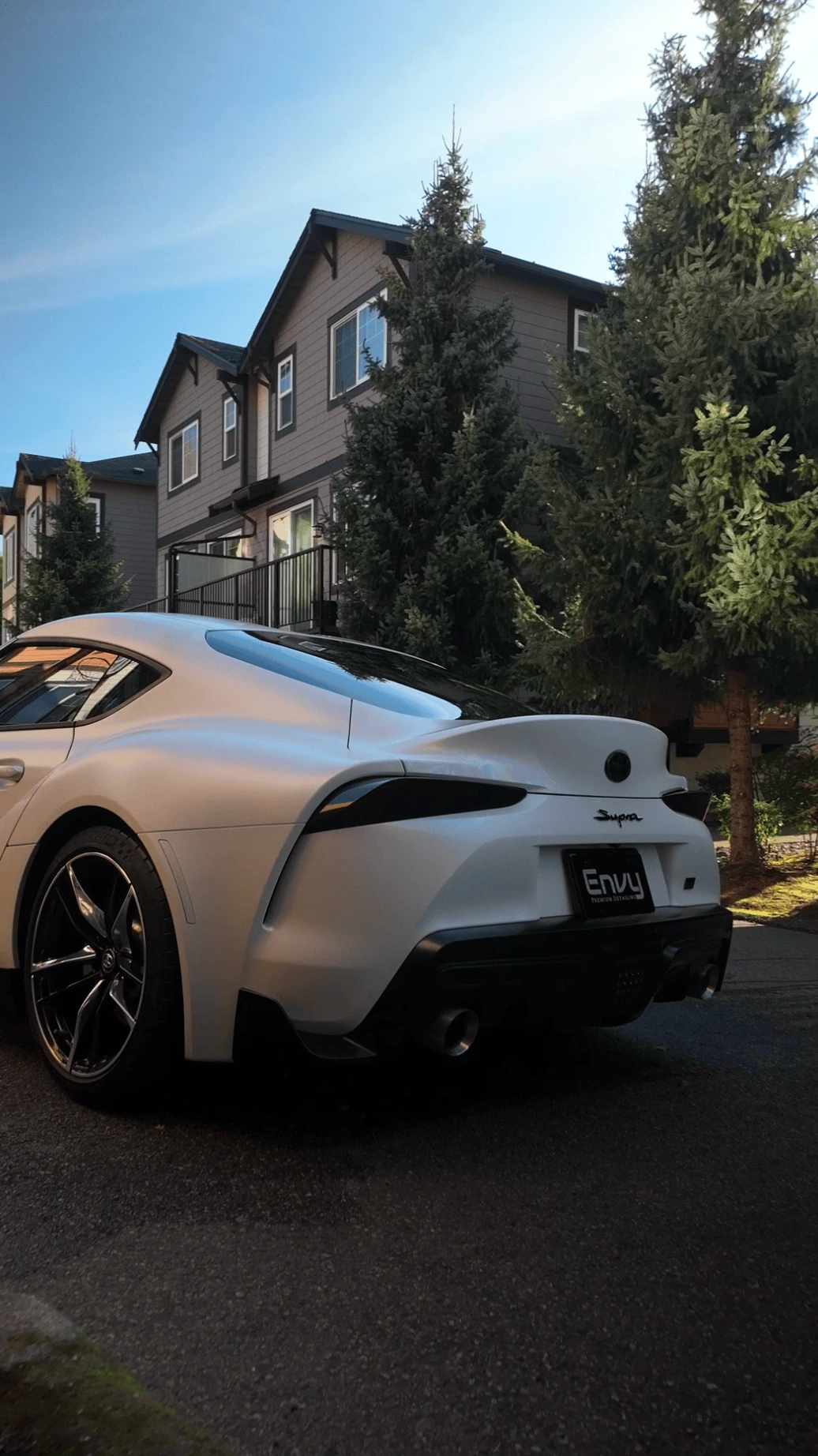 Toyota Supra after PPF installation at Envy Premium Detailing