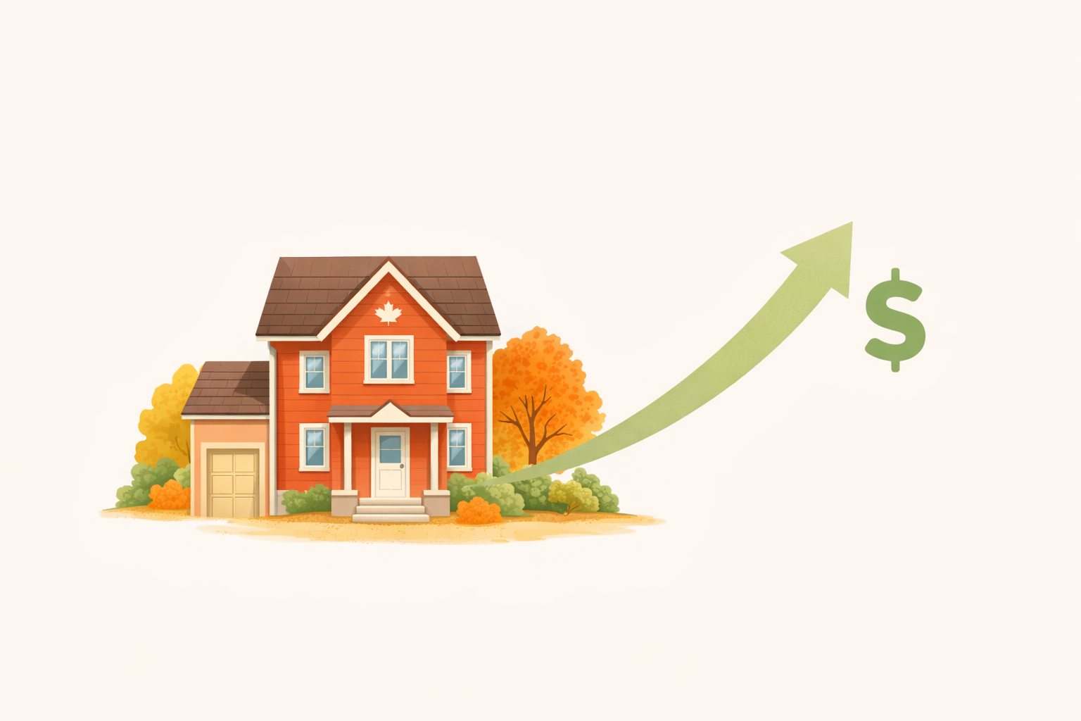 Home equity illustration showing how Canadian homeowners can access tax-free cash through a reverse mortgage