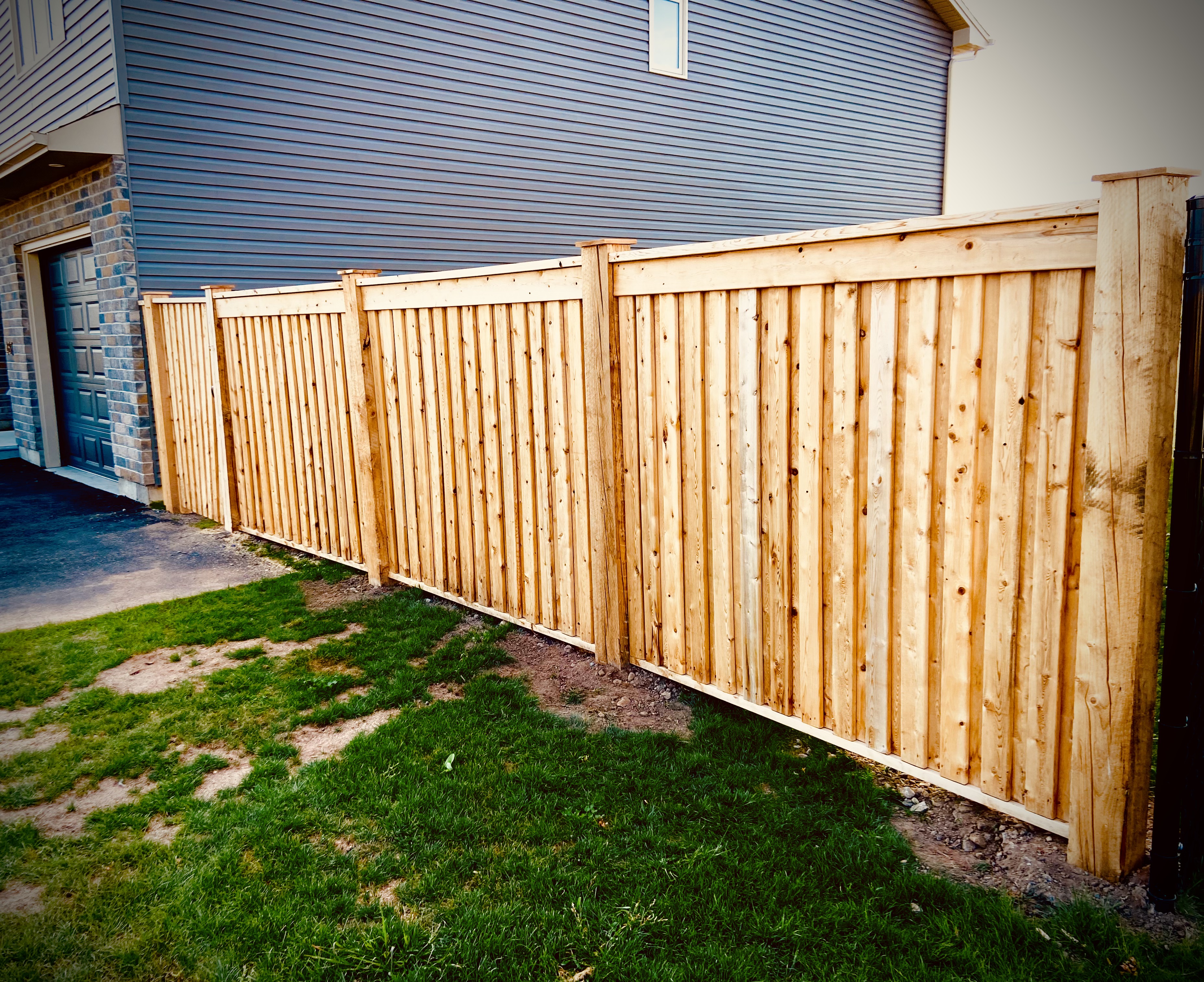 Space before new fence 2