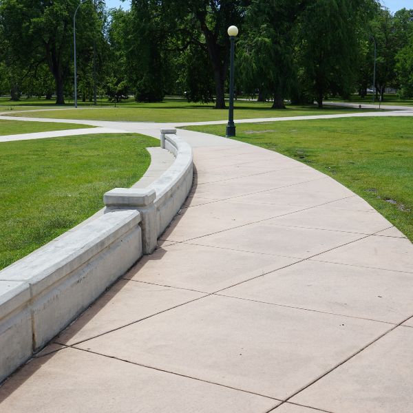 Patterned Concrete Sidewalks
