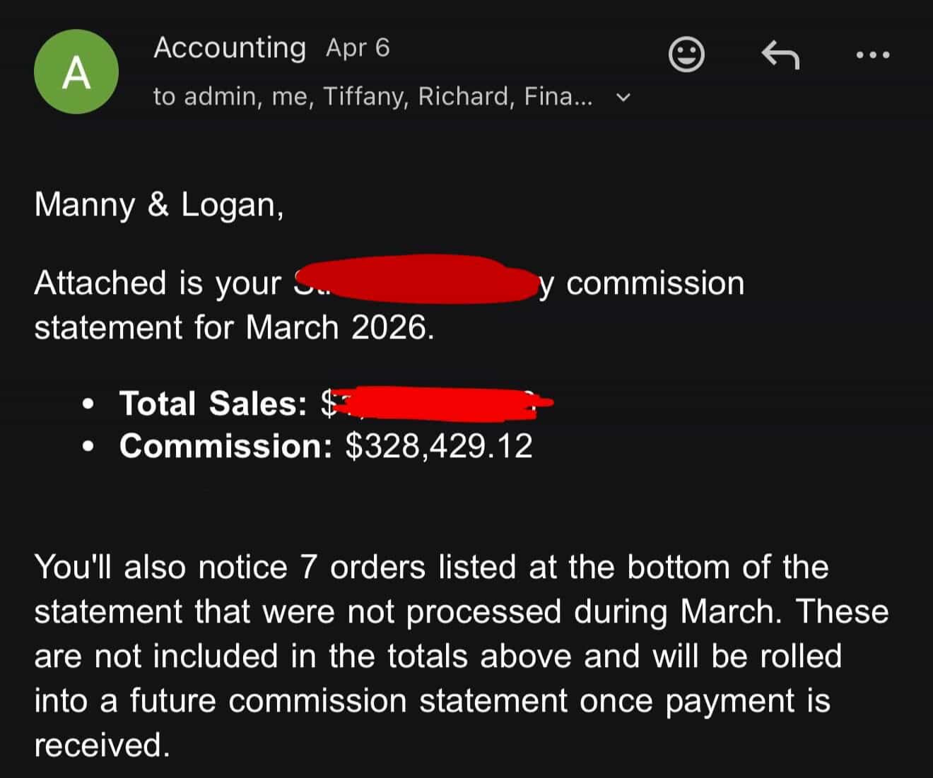 Client result