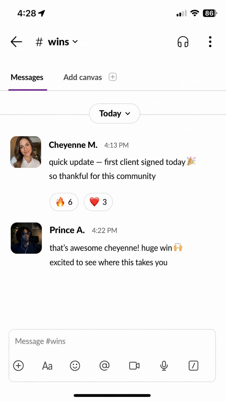 Client result