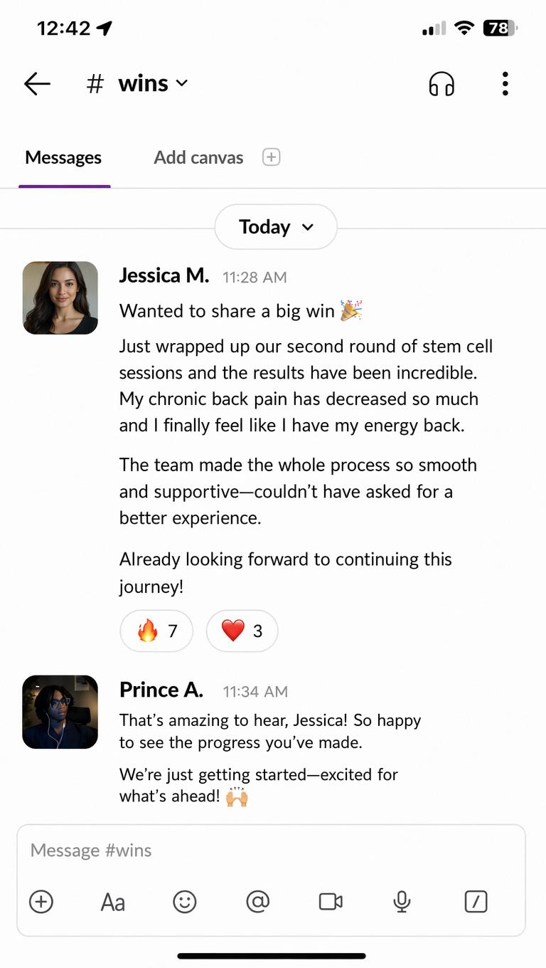 Client result