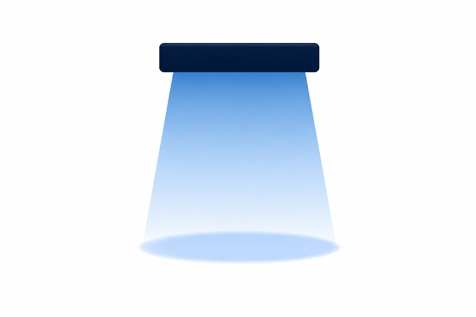 Large spot size diffuse fluence beam diagram