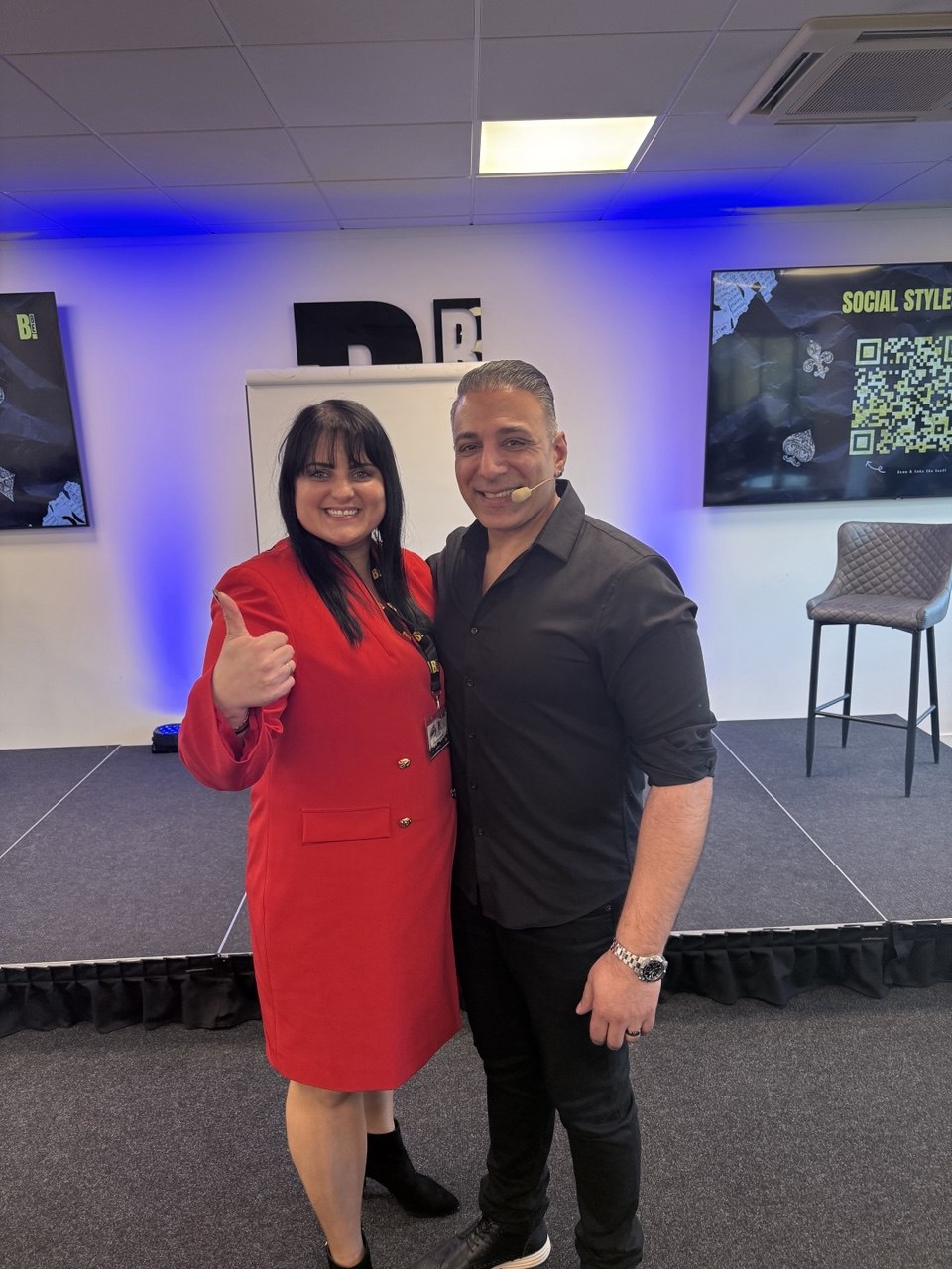 Monika Rusu at a professional business event