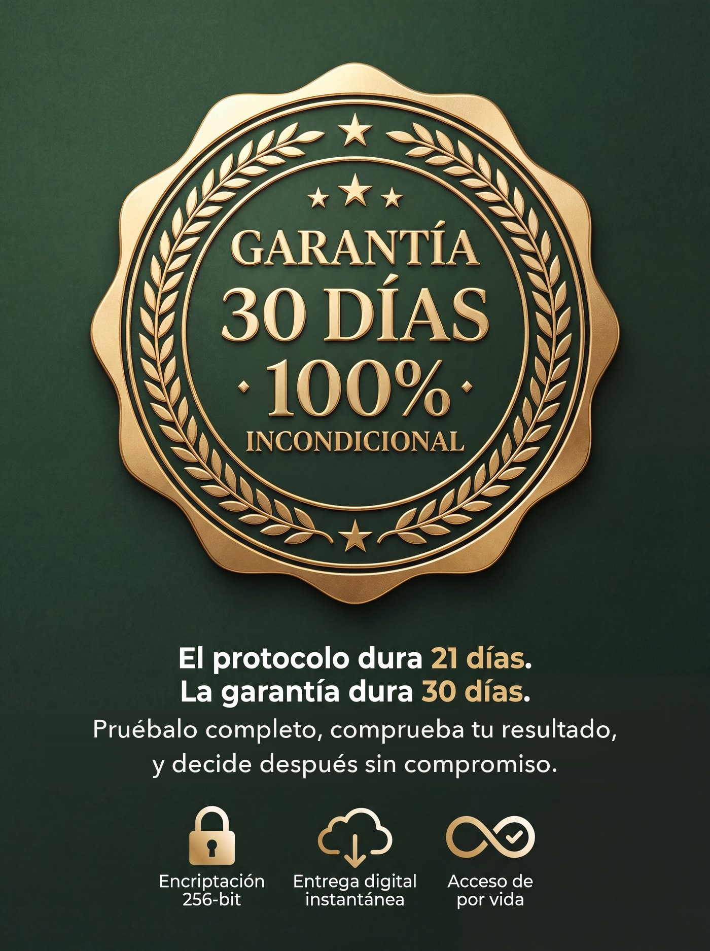 Garantía de 30 días — 14,99€ pago único
