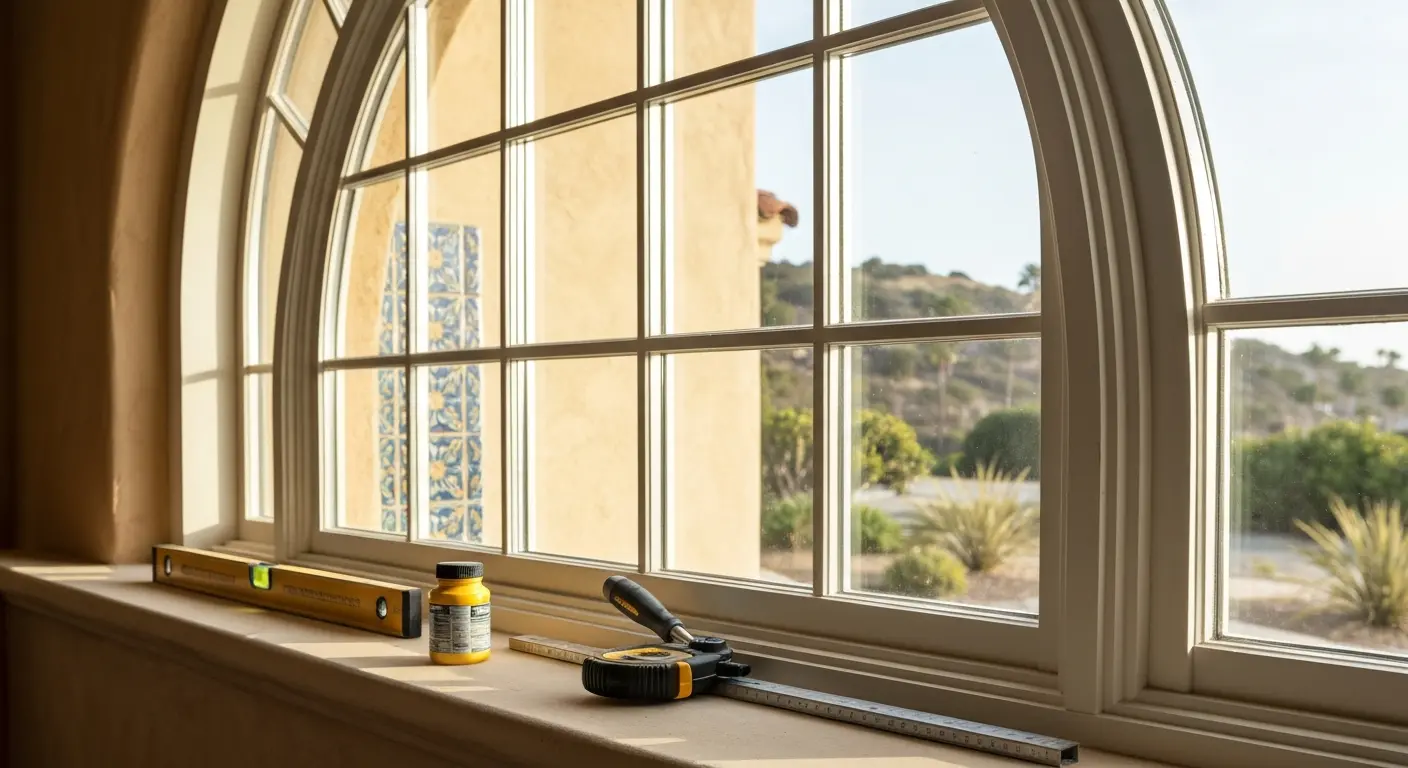 Custom specialty window installation