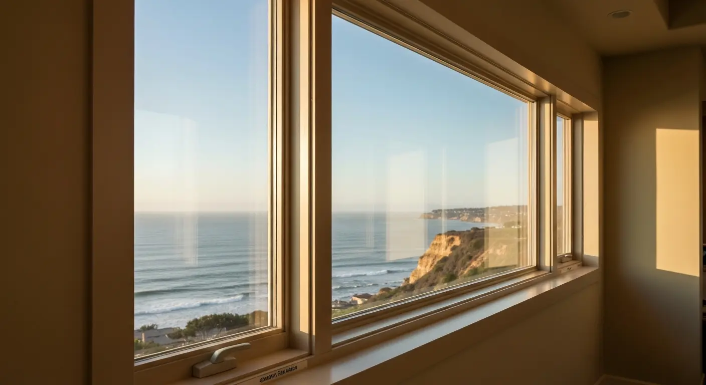 Custom picture window installation Encinitas