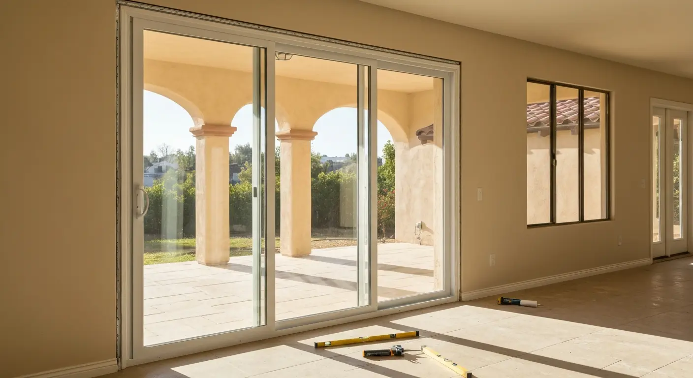 Patio door installation