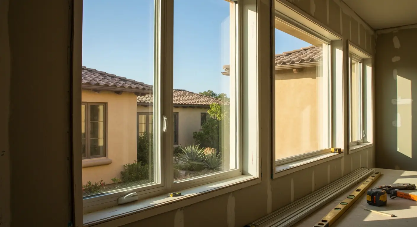 New construction windows installation