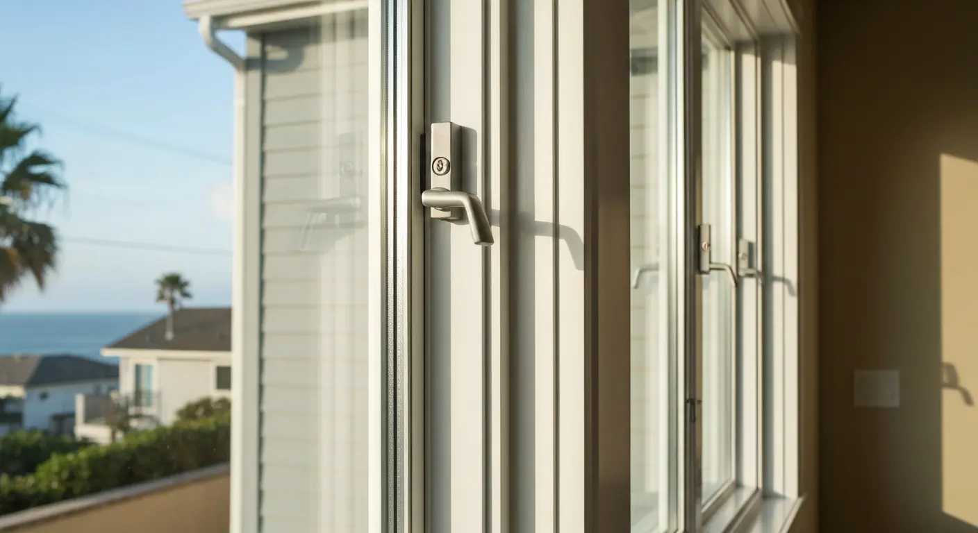 Salt-resistant window installation for coastal areas