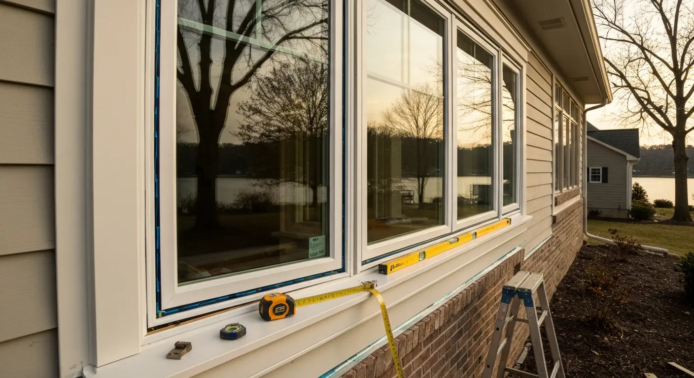Custom window installation