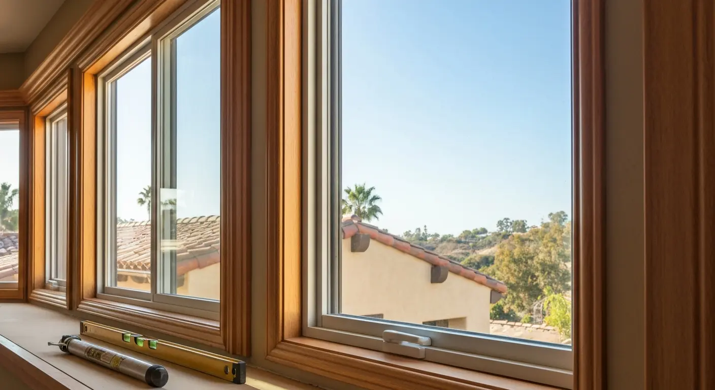 Residential window installation in Los Angeles County
