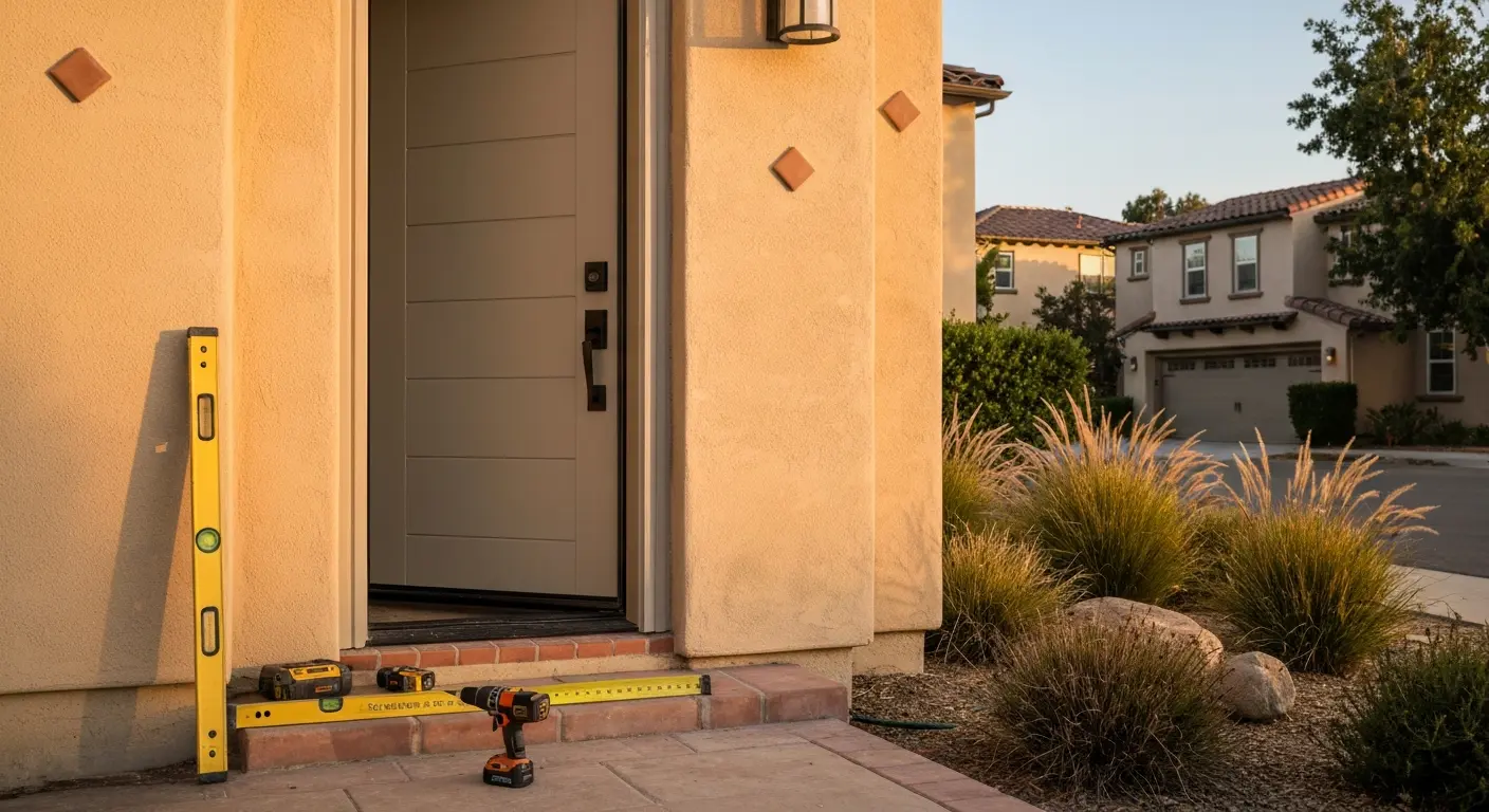 Custom door installation